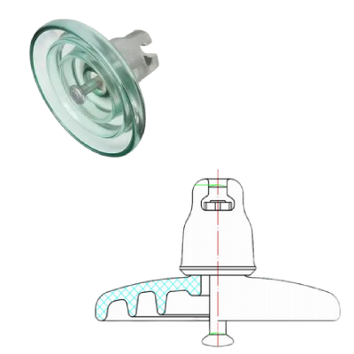 Standard-Suspension-Glass-Insulator-U300B Standard-Suspension-Glass-Insulator-U300B