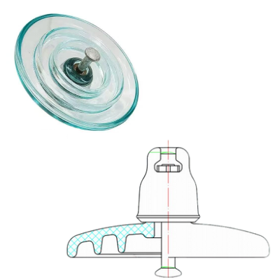 Standard-Suspension-Glass-Insulator-U160B